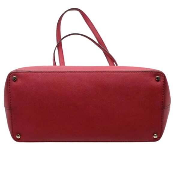 KATE SPADE~Cameron Street Harmony~RED SAFFIANO LEATHER LARGE CARRYALL TOTE BAG - Picture 5 of 6